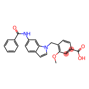 4-[6-(Benzoylamino)-1H-indol-1-ylmethyl]-3-methoxybenzoic acid