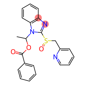 1-(1-Benzoyloxyethyl)-2-[(2-pyridinyl)methylsulfinyl]-1H-benzimidazole