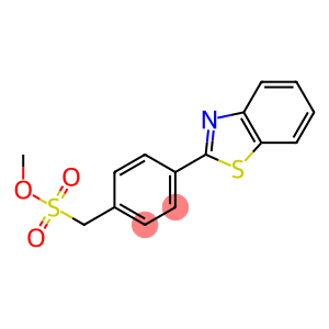 4-(2-Benzothiazolyl)benzenemethanesulfonic acid methyl ester