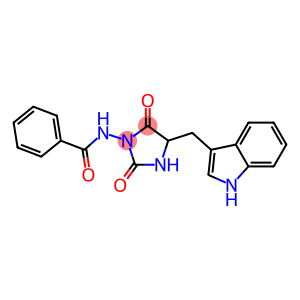 3-(Benzoylamino)-5-(1H-indol-3-ylmethyl)imidazolidine-2,4-dione