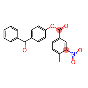 4-benzoylphenyl 3-nitro-4-methylbenzoate