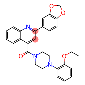 2-(1,3-benzodioxol-5-yl)-4-{[4-(2-ethoxyphenyl)-1-piperazinyl]carbonyl}quinoline