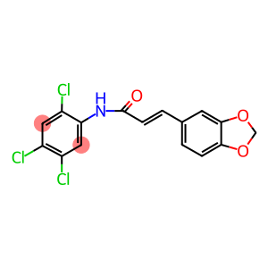 3-(1,3-benzodioxol-5-yl)-N-(2,4,5-trichlorophenyl)acrylamide