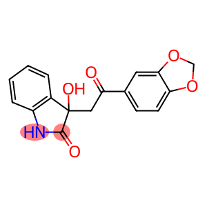 3-[2-(1,3-benzodioxol-5-yl)-2-oxoethyl]-3-hydroxy-1,3-dihydro-2H-indol-2-one