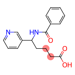 5-(benzoylamino)-5-(3-pyridinyl)pentanoic acid