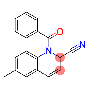 1-benzoyl-6-methyl-1,2-dihydro-2-quinolinecarbonitrile