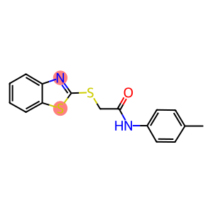 2-(1,3-benzothiazol-2-ylsulfanyl)-N-(4-methylphenyl)acetamide