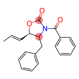 3-benzoyl-4-benzyl-5-(1-propenyl)-1,3-oxazolidin-2-one