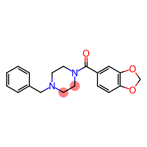 1-(1,3-benzodioxol-5-ylcarbonyl)-4-benzylpiperazine