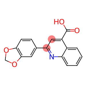 2-(1,3-benzodioxol-5-yl)-4-quinolinecarboxylic acid