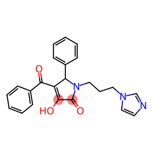 4-benzoyl-3-hydroxy-1-[3-(1H-imidazol-1-yl)propyl]-5-phenyl-1,5-dihydro-2H-pyrrol-2-one