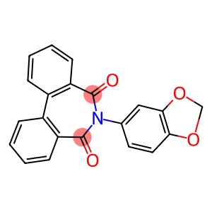 6-(1,3-benzodioxol-5-yl)-5H-dibenzo[c,e]azepine-5,7(6H)-dione