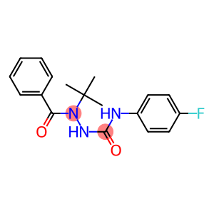 2-benzoyl-2-tert-butyl-N-(4-fluorophenyl)hydrazinecarboxamide