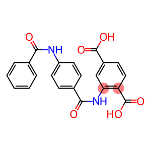 2-{[4-(benzoylamino)benzoyl]amino}terephthalic acid