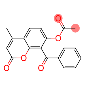 8-benzoyl-4-methyl-2-oxo-2H-chromen-7-yl acetate