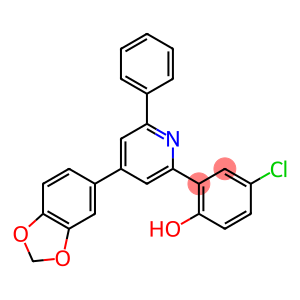 2-[4-(1,3-benzodioxol-5-yl)-6-phenylpyridin-2-yl]-4-chlorophenol