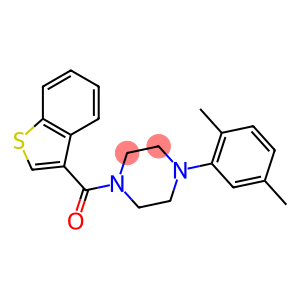 1-(1-benzothien-3-ylcarbonyl)-4-(2,5-dimethylphenyl)piperazine