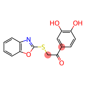 2-(1,3-benzoxazol-2-ylsulfanyl)-1-(3,4-dihydroxyphenyl)ethanone