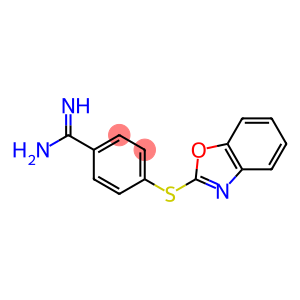 4-(1,3-benzoxazol-2-ylsulfanyl)benzene-1-carboximidamide