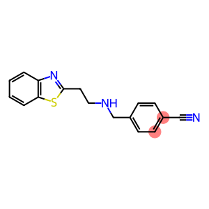 4-({[2-(1,3-benzothiazol-2-yl)ethyl]amino}methyl)benzonitrile