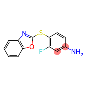 4-(1,3-benzoxazol-2-ylsulfanyl)-3-fluoroaniline