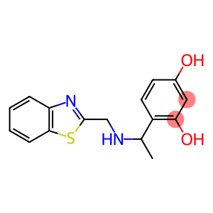 4-{1-[(1,3-benzothiazol-2-ylmethyl)amino]ethyl}benzene-1,3-diol