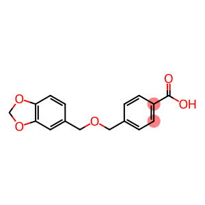 4-[(1,3-benzodioxol-5-ylmethoxy)methyl]benzoic acid