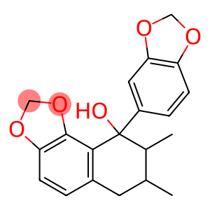 9-(BENZO[D][1,3]DIOXOL-5-YL)-6,7,8,9-TETRAHYDRO-7,8-DIMETHYLNAPHTHO[1,2-D][1,3]DIOXOL-9-OL