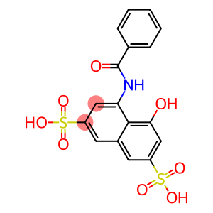 1-BENZOYLAMINO-8-NAPHTHOL-3,6-DISULFONIC ACID