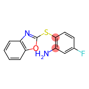 2-(1,3-benzoxazol-2-ylsulfanyl)-5-fluoroaniline