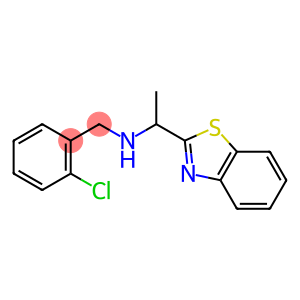 [1-(1,3-benzothiazol-2-yl)ethyl][(2-chlorophenyl)methyl]amine