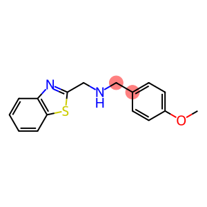 (1,3-benzothiazol-2-ylmethyl)[(4-methoxyphenyl)methyl]amine