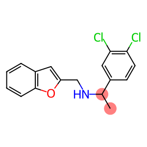 (1-benzofuran-2-ylmethyl)[1-(3,4-dichlorophenyl)ethyl]amine