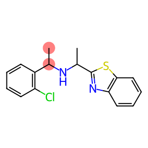 [1-(1,3-benzothiazol-2-yl)ethyl][1-(2-chlorophenyl)ethyl]amine