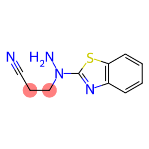 3-[1-(1,3-benzothiazol-2-yl)hydrazino]propanenitrile