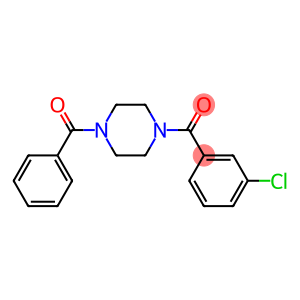 (4-benzoylpiperazino)(3-chlorophenyl)methanone