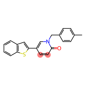 5-(1-BENZOTHIEN-2-YL)-1-(4-METHYLBENZYL)PYRIDIN-2(1H)-ONE