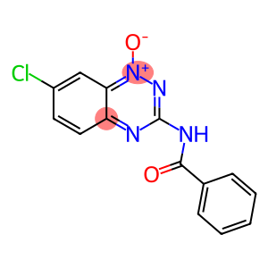 3-(BENZOYLAMINO)-7-CHLORO-1,2,4-BENZOTRIAZIN-1-IUM-1-OLATE