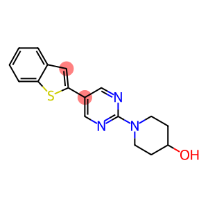 1-[5-(1-BENZOTHIEN-2-YL)PYRIMIDIN-2-YL]PIPERIDIN-4-OL