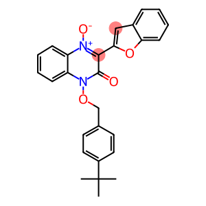 2-(BENZOFURAN-2-YL)-4-(4-TERT-BUTYLBENZYLOXY)-3-OXO-3,4-DIHYDROQUINOXALINE 1-OXIDE