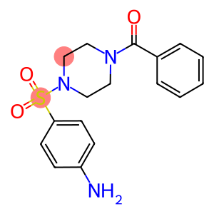 {4-[(4-Aminophenyl)sulfonyl]-1-piperazinyl}(phenyl)methanone