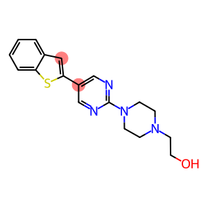 2-(4-[5-(1-BENZOTHIEN-2-YL)PYRIMIDIN-2-YL]PIPERAZIN-1-YL)ETHANOL