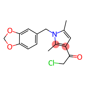 1-[1-(1,3-BENZODIOXOL-5-YLMETHYL)-2,5-DIMETHYL-1H-PYRROL-3-YL]-2-CHLOROETHANONE