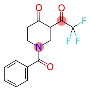 1-BENZOYL-3-(TRIFLUOROACETYL)PIPERIDIN-4-ONE