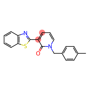 3-(1,3-benzothiazol-2-yl)-1-(4-methylbenzyl)-2(1H)-pyridinone