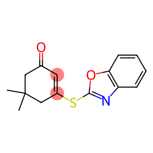 3-(1,3-benzoxazol-2-ylthio)-5,5-dimethylcyclohex-2-en-1-one