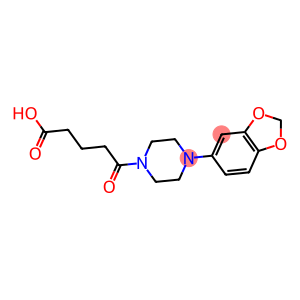 5-[4-(1,3-BENZODIOXOL-5-YL)PIPERAZIN-1-YL]-5-OXOPENTANOIC ACID