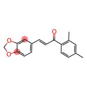 3-(1,3-BENZODIOXOL-5-YL)-1-(2,4-DIMETHYLPHENYL)PROP-2-EN-1-ONE