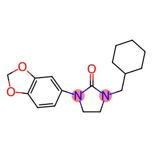 1-(1,3-BENZODIOXOL-5-YL)-3-(CYCLOHEXYLMETHYL)IMIDAZOLIDIN-2-ONE