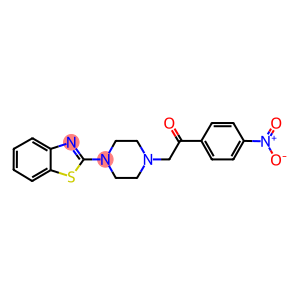 2-[4-(1,3-BENZOTHIAZOL-2-YL)PIPERAZIN-1-YL]-1-(4-NITROPHENYL)ETHANONE